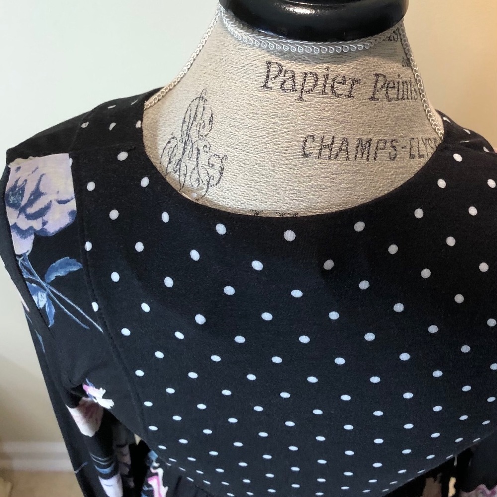 NWT American Rag Classic Black Combo Dress Sz S - Picture 9 of 11
